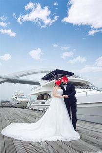 上海十指扣婚紗攝影 豪華游艇