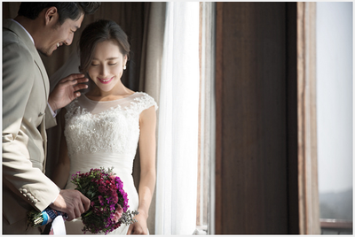 上海韓式婚紗照 韓式妝容打造浪漫清新造型-